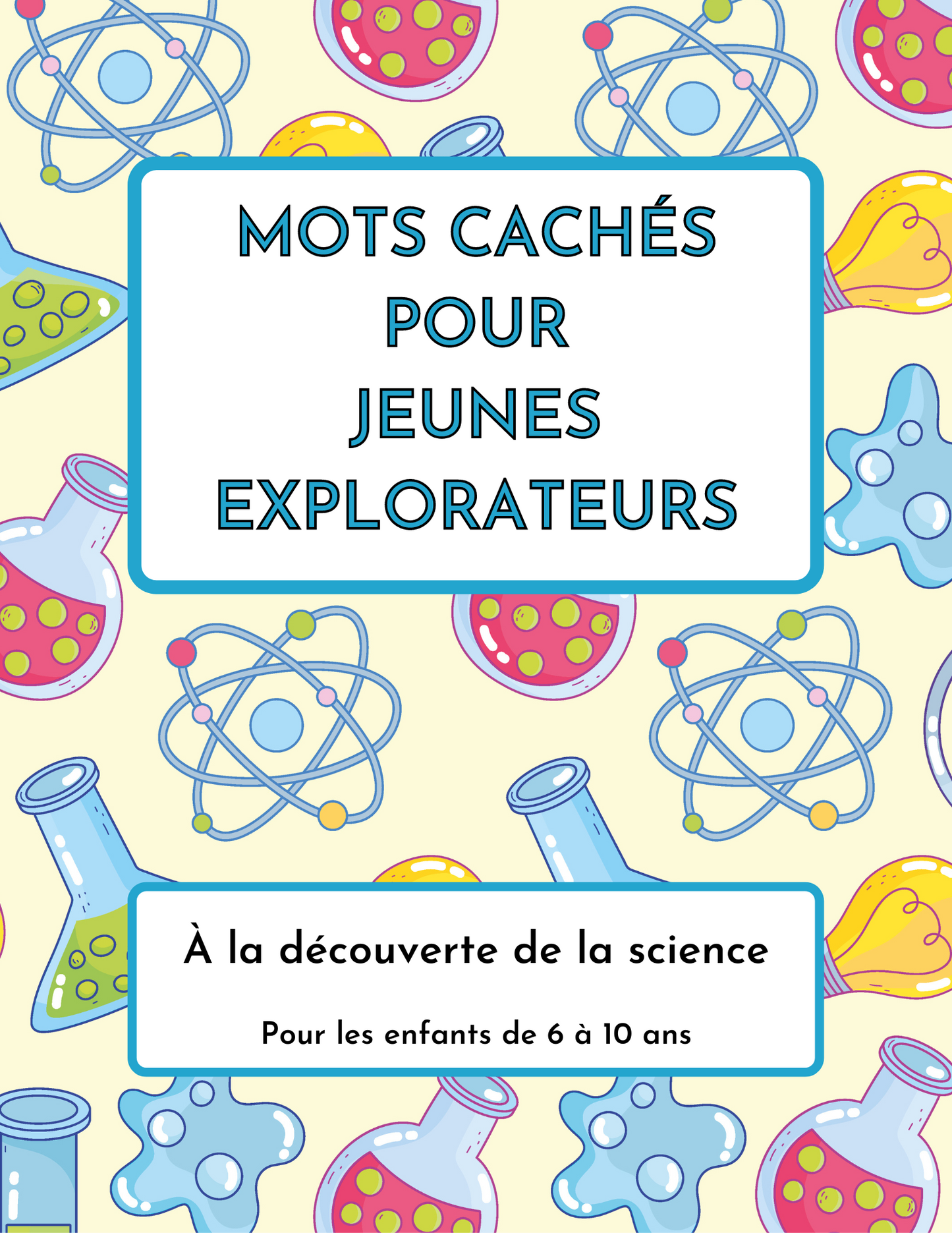 Mots cachés science | Cover